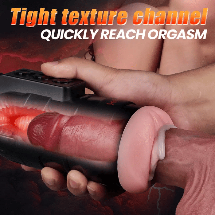 Leten Powerful Blasting: Masturbateur Vibrant avec Contrôle par Application, Canal Réaliste et Mode Vocal