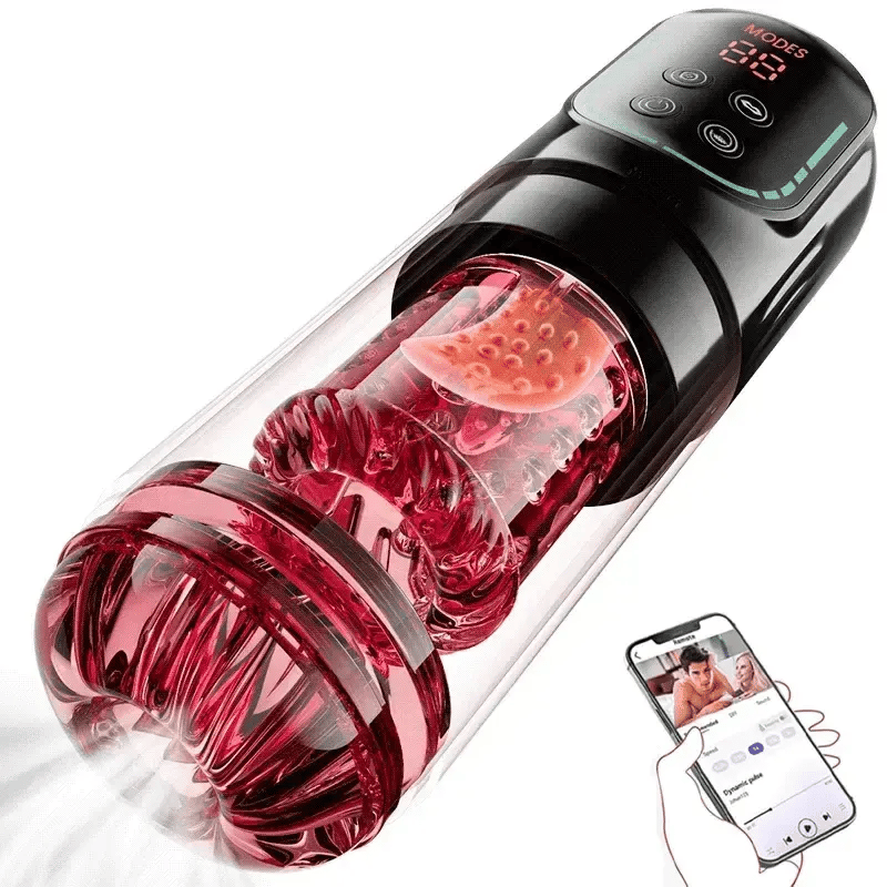XR4 PRO: Masturbateur Automatique IPX7 avec Application, Succion, Rotation et Vibration