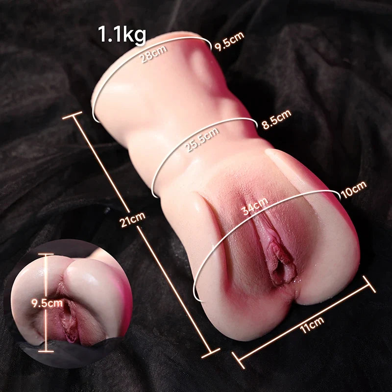 Penelope: Vagin artificiel réaliste en silicone 1,1 kg