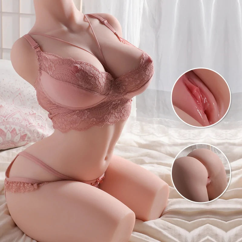 Peyton: Torse féminin réaliste 3 en 1 en TPE 13,5 kg