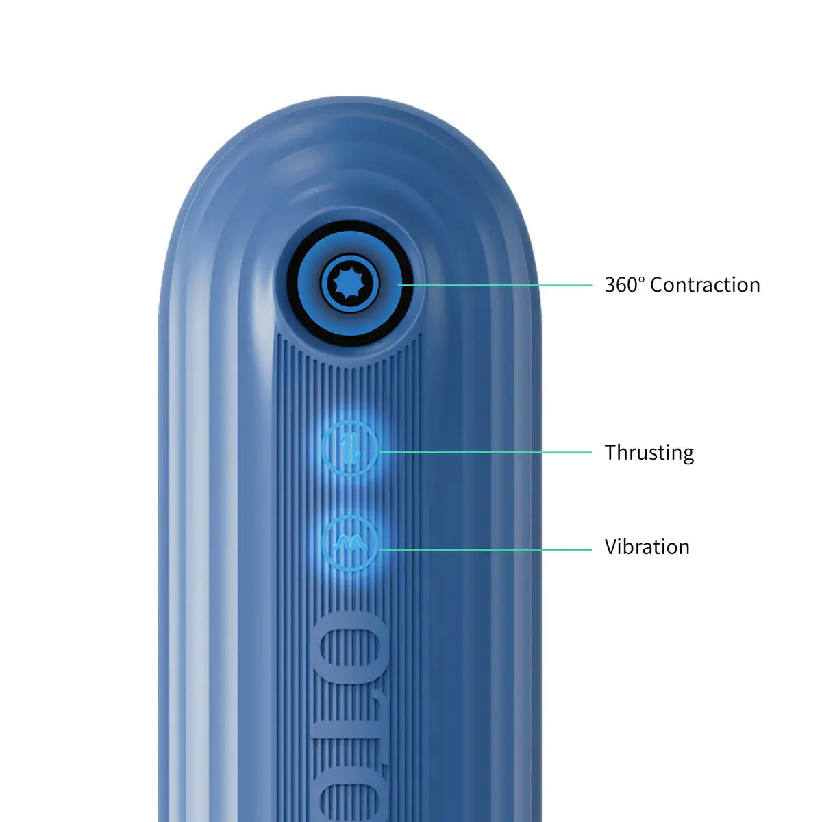 XT9: Masturbateur de douche automatique avec va-et-vient, vibrations et contraction 360°