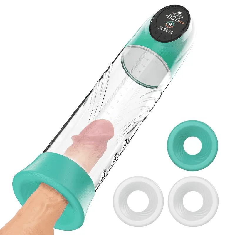 XP14: Pompe à pénis électrique à eau et vide avec 4 niveaux de pression et 9 modes d’aspiration