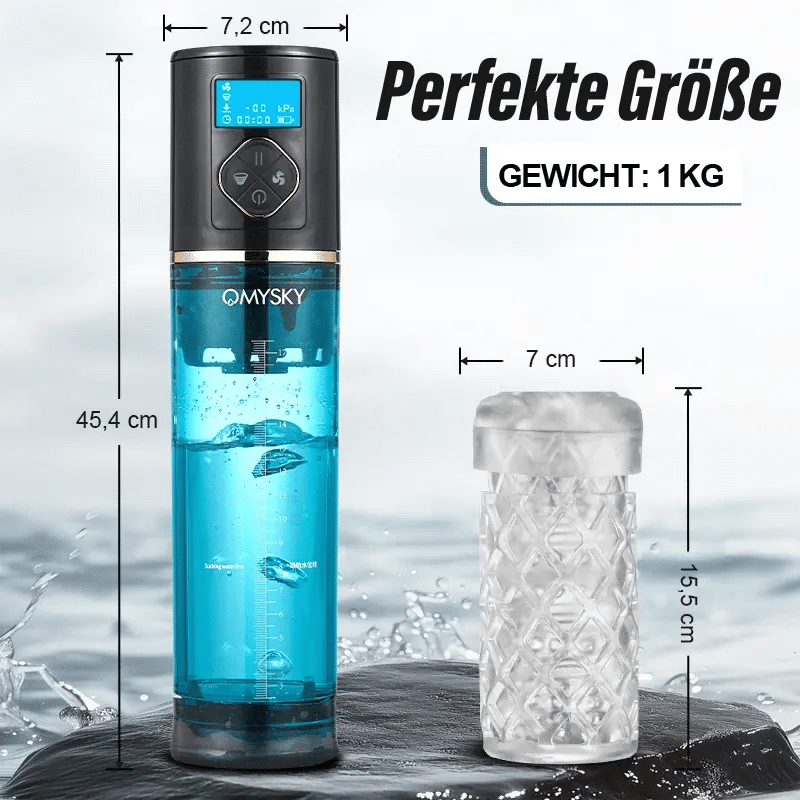 XP6: Pompe à pénis électrique hydrothérapie vortex à eau avec 6 modes d’aspiration