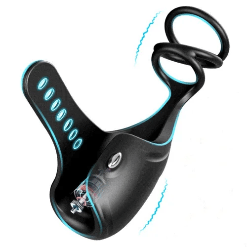 XG5: Male Vibrator 3-en-1 avec Contrôle App, Anneau Pénien et 9 Modes