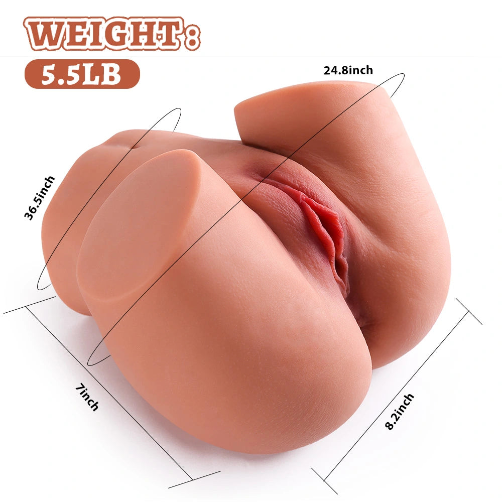 Capucine : Masturbateur Réaliste Petit Fessier TPE Léger 2.5 kg
