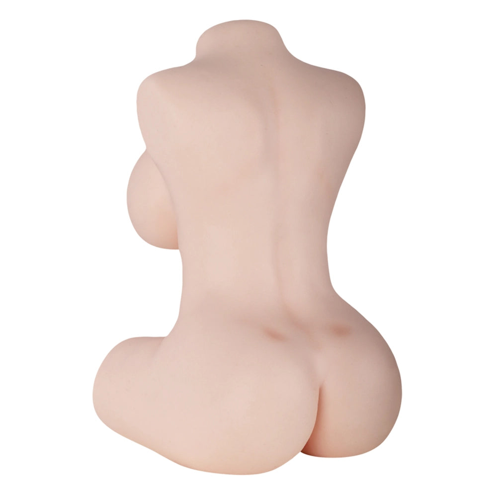 Zoé: Masturbateur Silicone Premium 13.5 kg - Torse Slim Thick avec Poitrine en Gel et Double Canal