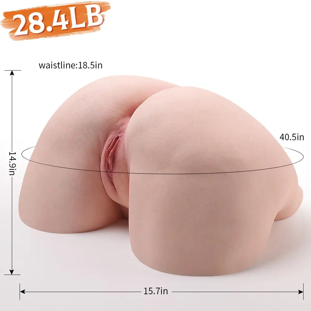 Mathilde: Masturbateur Silicone Liquide Ultra-Souple 13 kg - Fesses XXL Spécial Doggy Style