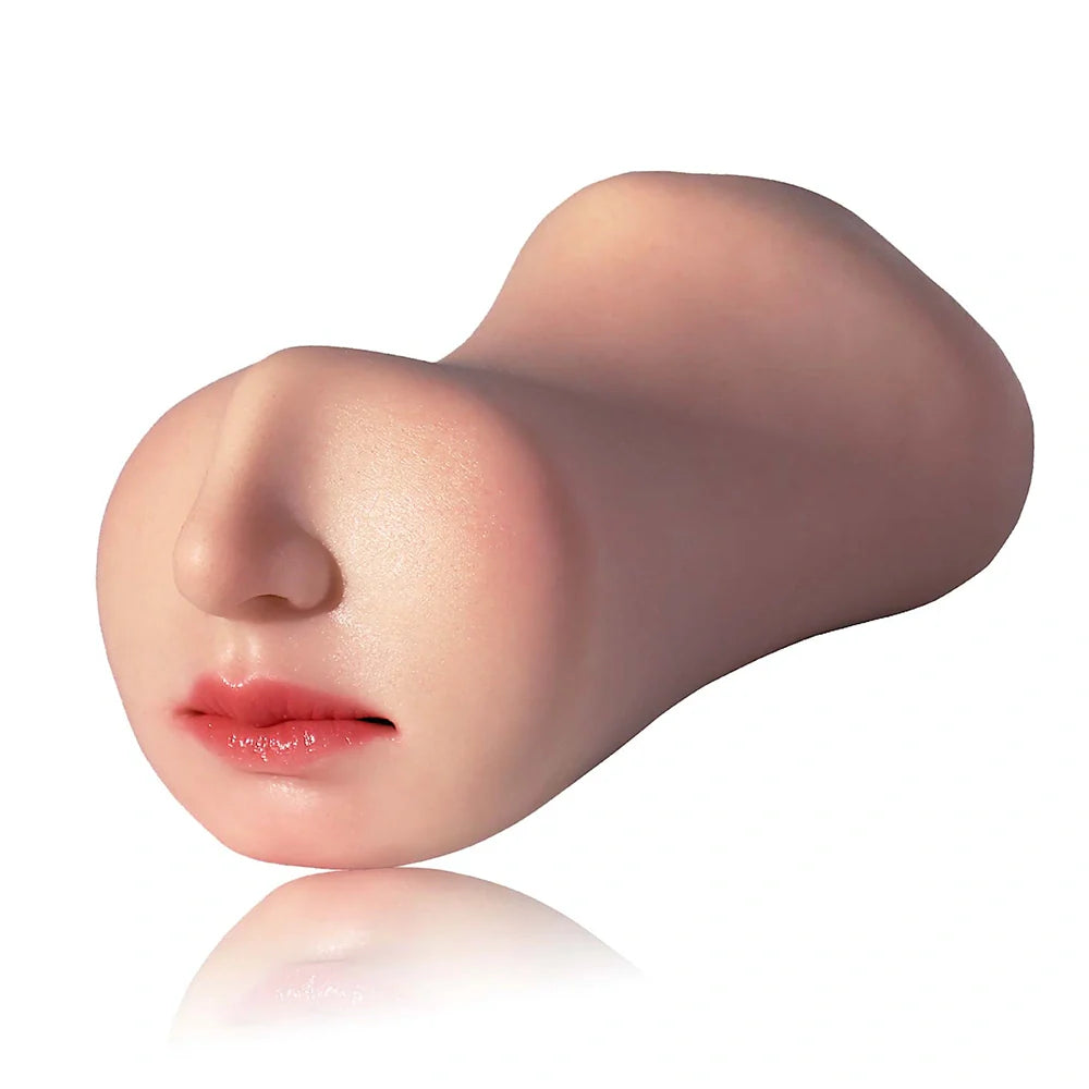 Emma: Vaginette bouche sexy 3 en 1 en silicone 1,04 kg