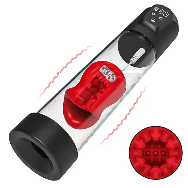 XP4 Plus: Pompe à pénis avec 7 vibrations et 5 modes d’aspiration