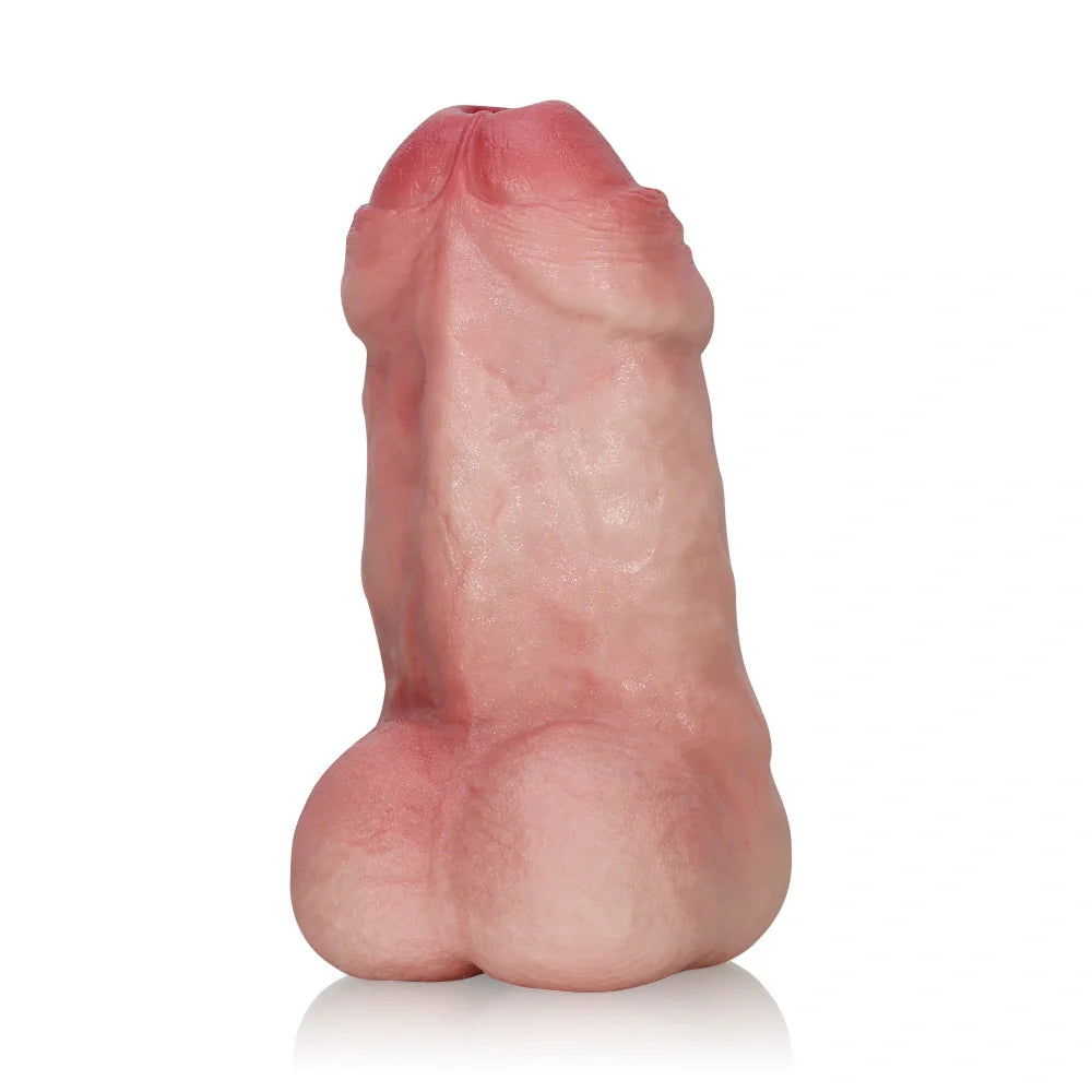 Kimi: Dildo-vaginette en silicone avec tunnel anal 18,5 cm