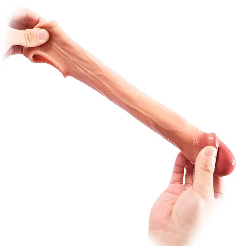 Gaine pénienne réaliste en silicone, longueur 18,54 cm