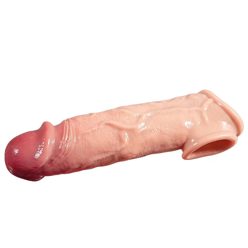 Gaine pénienne réaliste en silicone, longueur 18,54 cm