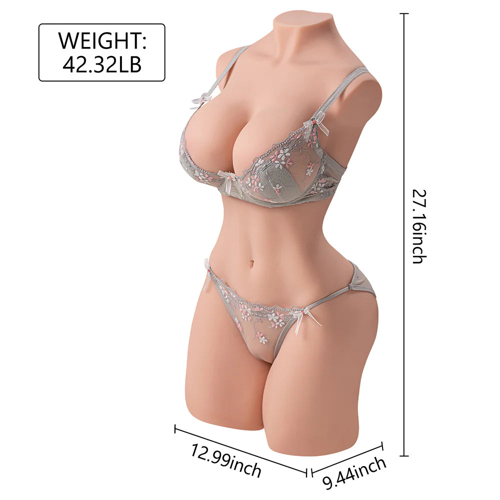 Carmen: Torse sexuel taille réelle 19,2 kg avec gros seins