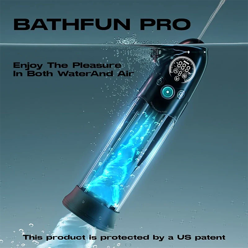 Bathfun Pro: Pompe à pénis intelligente étanche pilotée par IA