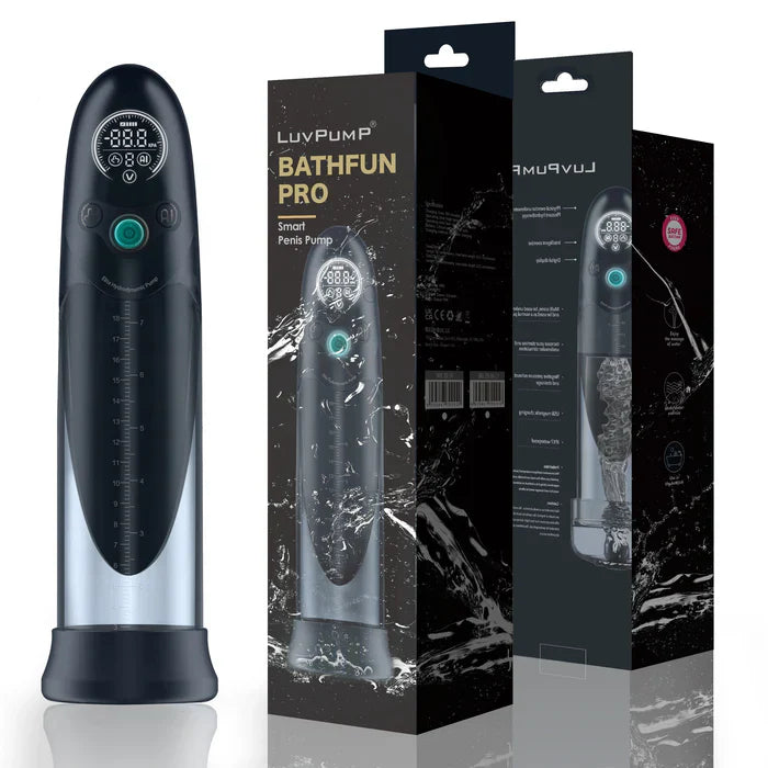 Bathfun Pro: Pompe à pénis intelligente étanche pilotée par IA