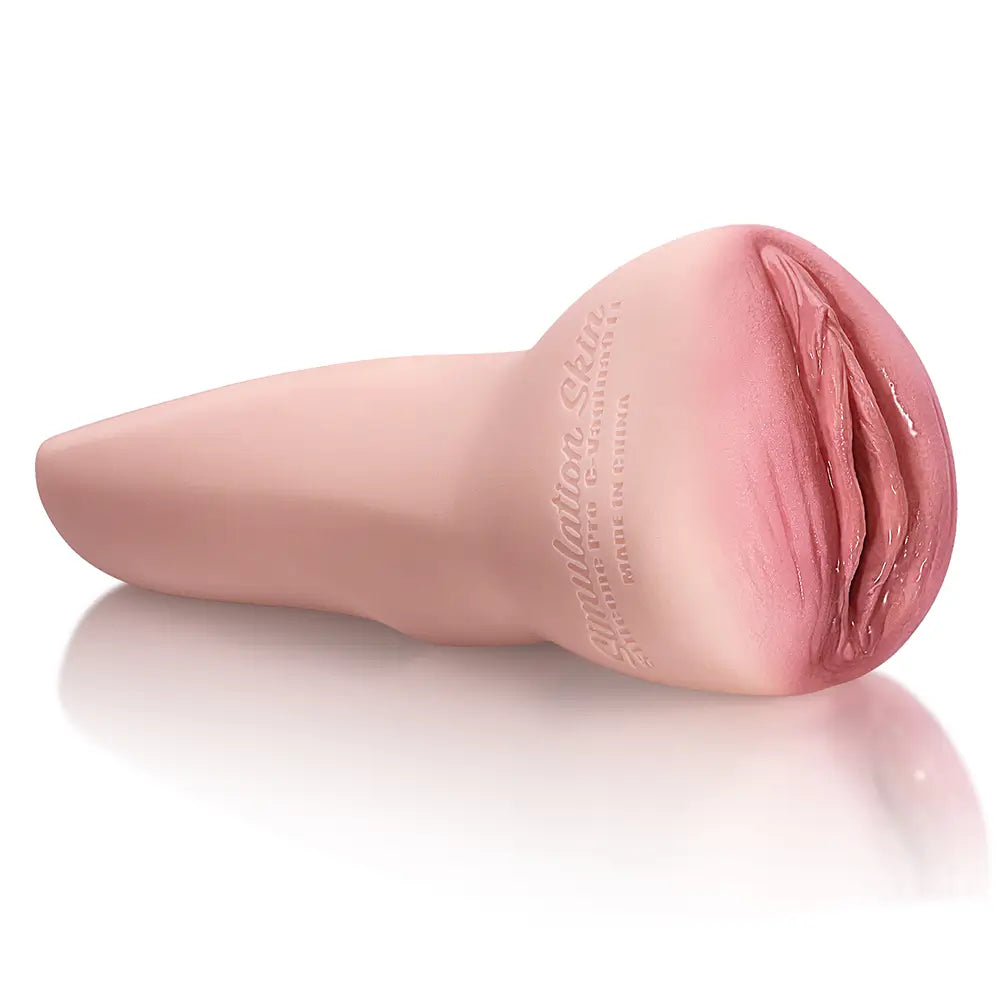Élina: Vaginette Silicone Réaliste 9.65" - Canal Texturé 6.8" et Surface Non Grasse