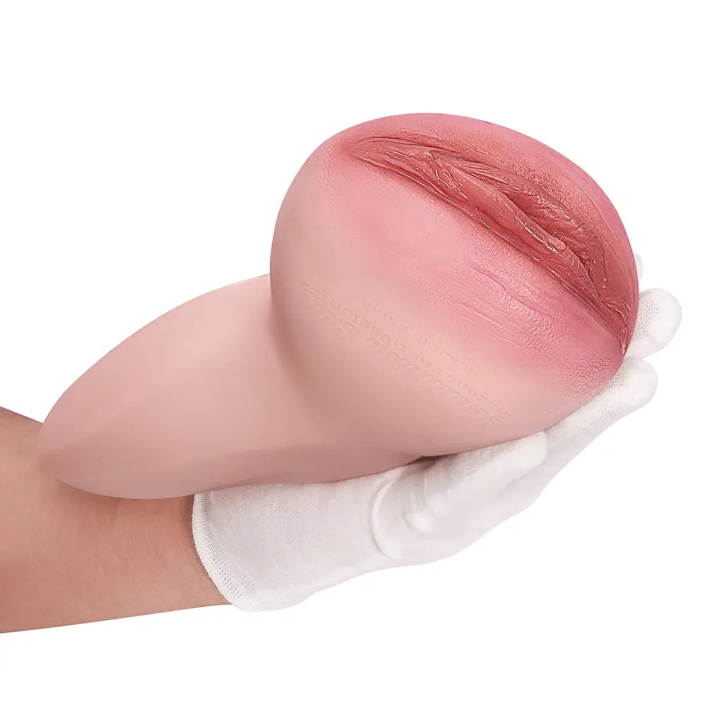 Élina: Vaginette Silicone Réaliste 9.65" - Canal Texturé 6.8" et Surface Non Grasse