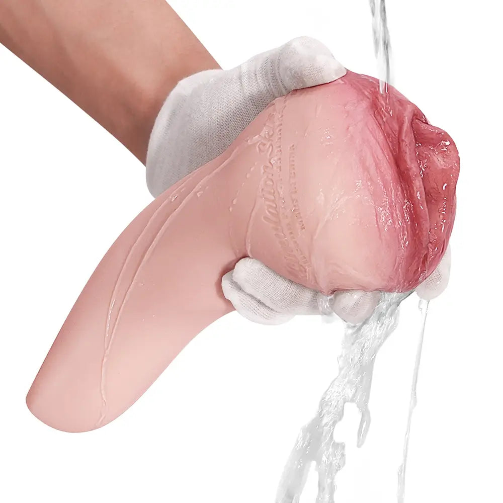 Adèle: Vaginette Silicone Réaliste 9.65" - Design Mature et Canal Texturé 6.8"