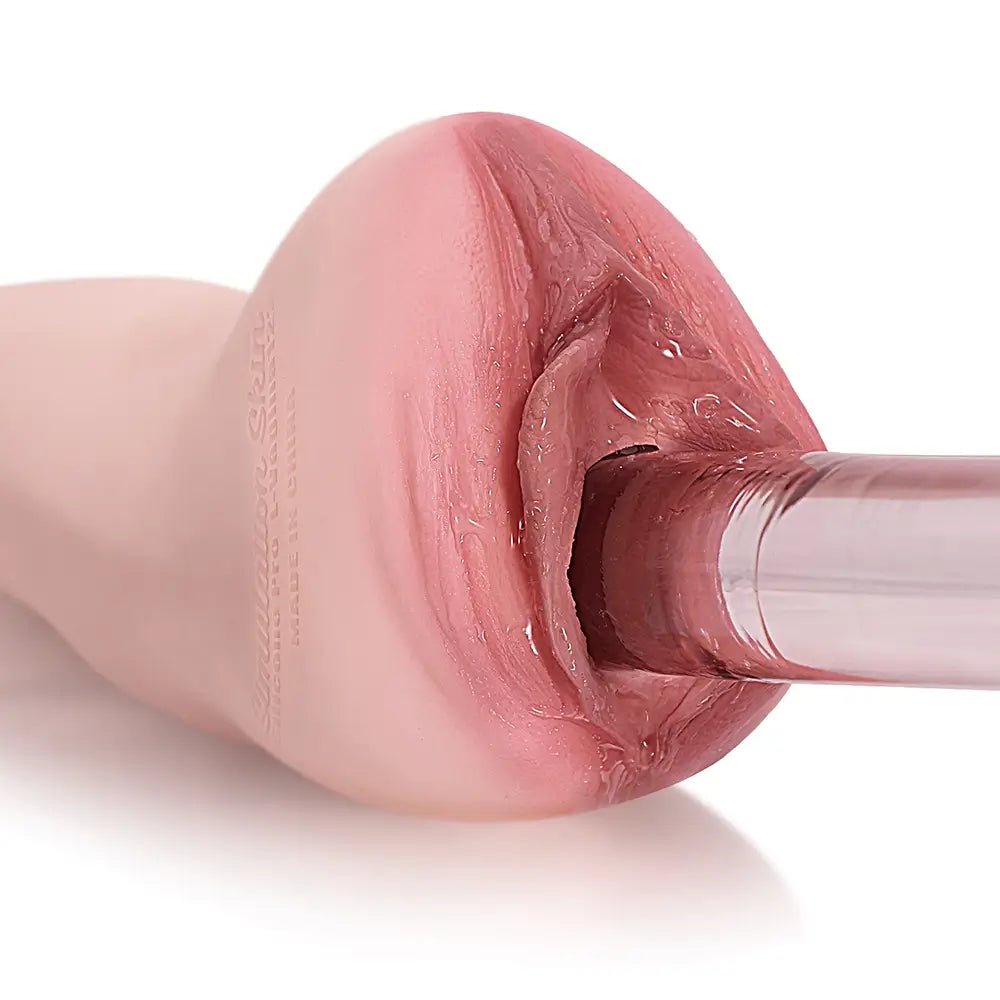 Adèle: Vaginette Silicone Réaliste 9.65" - Design Mature et Canal Texturé 6.8"