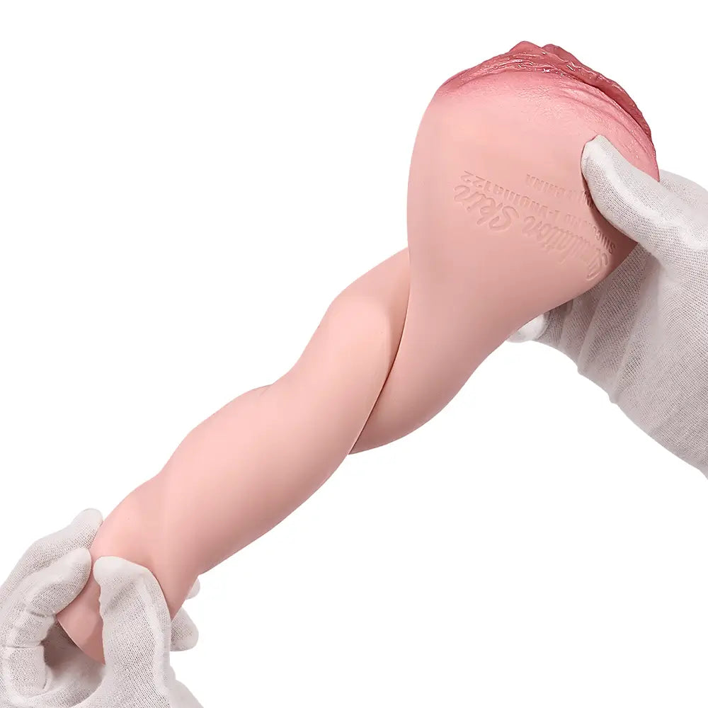 Adèle: Vaginette Silicone Réaliste 9.65" - Design Mature et Canal Texturé 6.8"