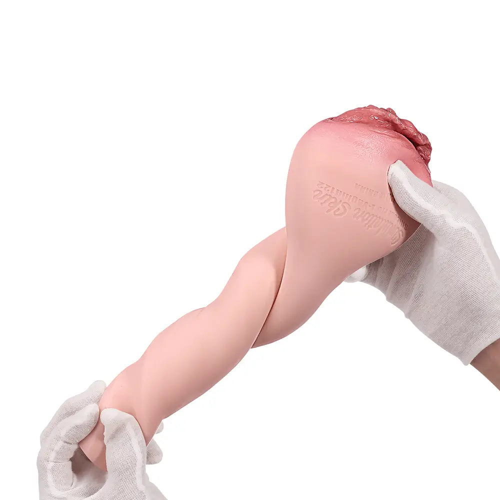 Élodie: Vaginette Silicone Réaliste 9.65" - Design Adulte et Canal Texturé 6.8"