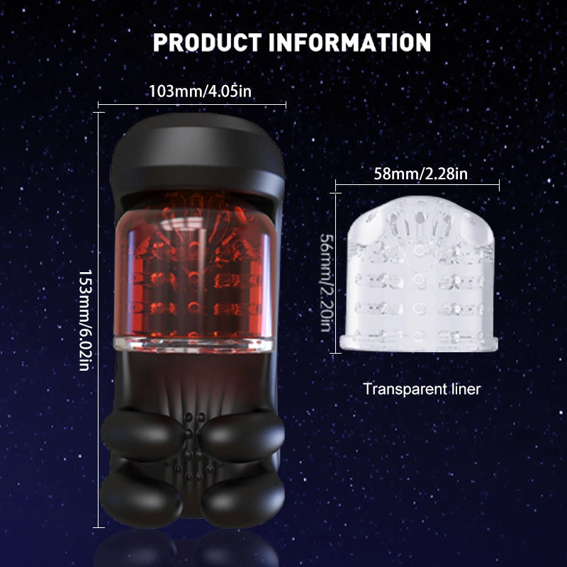 XG10: Vibrateur pour Homme avec Serrage, Rotation et 9 Modes de Stimulation