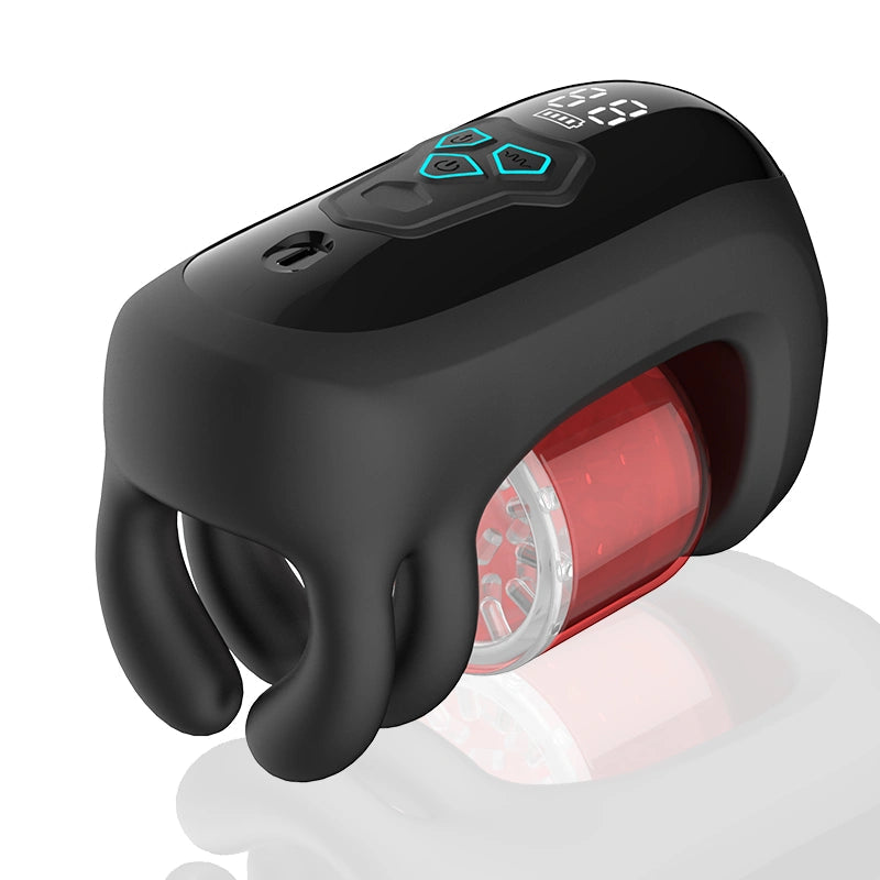 XG10: Vibrateur pour Homme avec Serrage, Rotation et 9 Modes de Stimulation